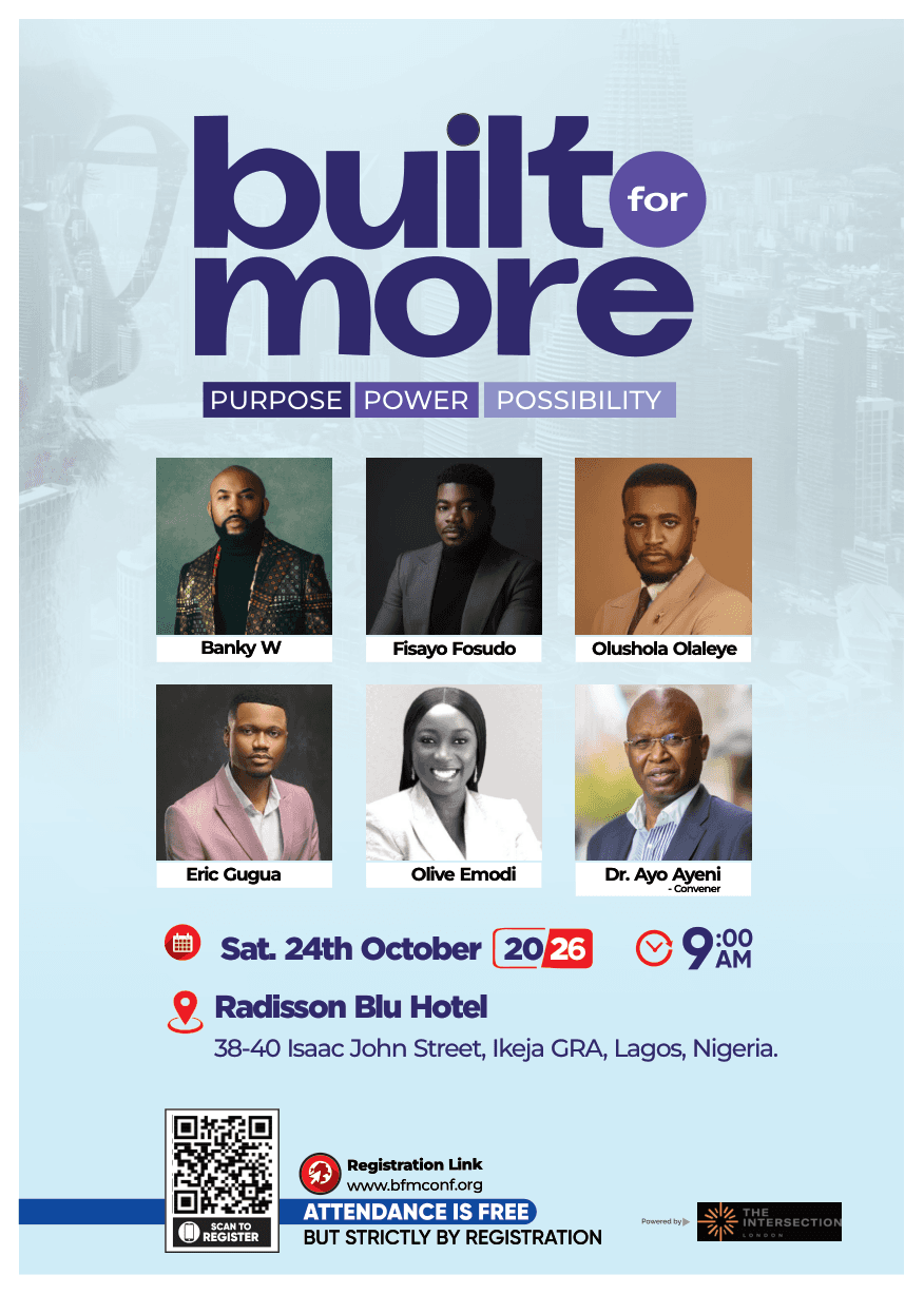 Built for More 2026 official conference flyer